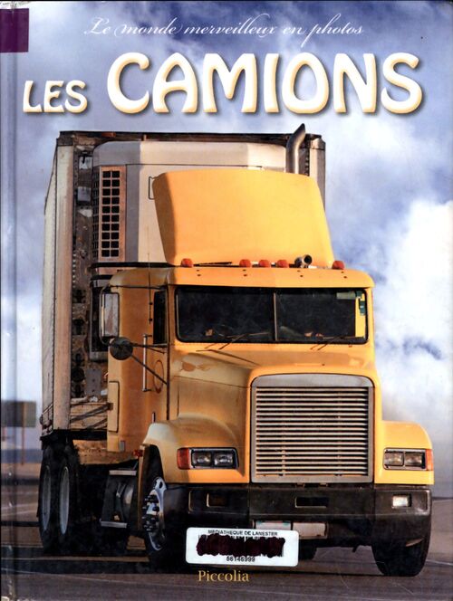 Les camions - Piccolia - Livre