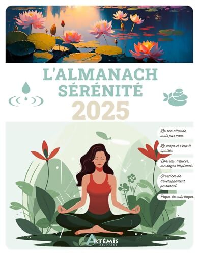 Almanach sérénité 2025 - Alice Delvaille - Livre