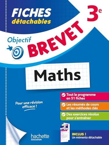 Objectif Brevet - Fiches Maths 3e - Nicolas Clamart - Livre