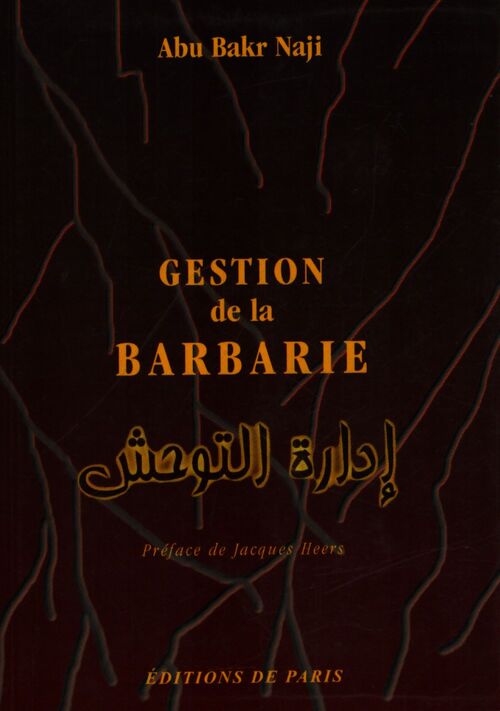 Gestion de la barbarie - Abu Bakr Naji - Livre