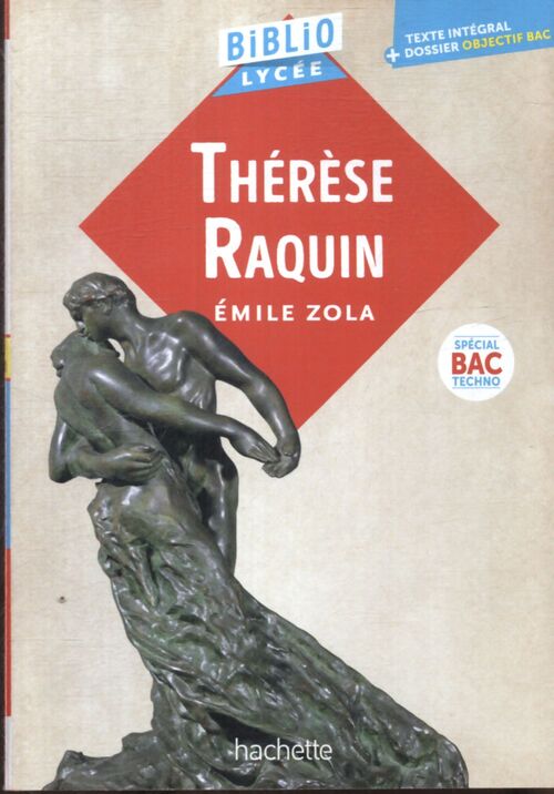 Thérese raquin - Emile Zola - Livre