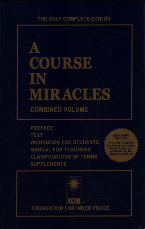 A course in miracles - Collectif - Livre