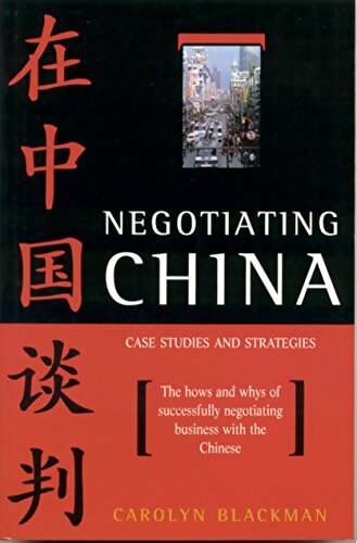 Negociating China. Case Studies And stratégies - Carolyn Blackman - Livre