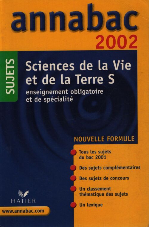 Svt s. Sujets 2002 - Jean-Claude Hervé - Livre