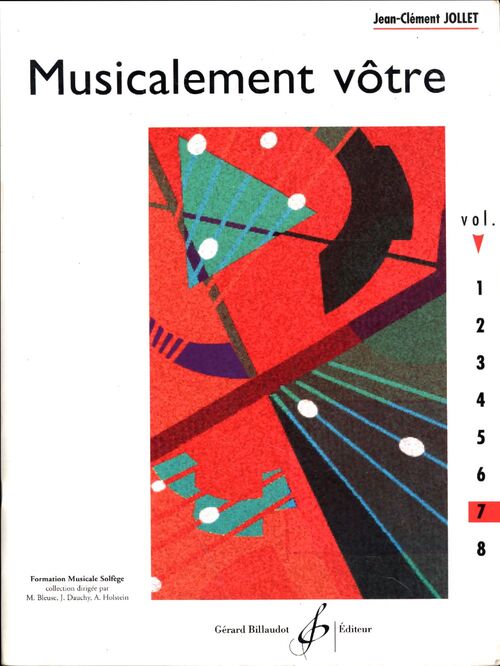 Musicalement votre volume 7 - Jean-Clément Jollet - Livre