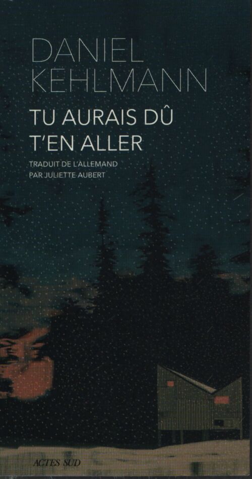Tu aurais dû t'en aller - Daniel Kehlmann - Livre