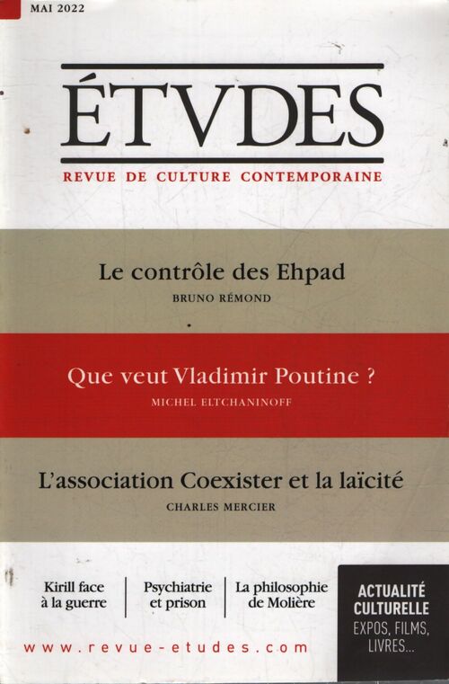 Études n°4293 05-22 - Inconnu - Livre