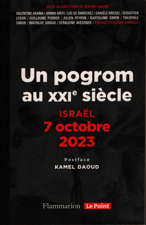 Israël 7 octobre 2023 : Un pogrom au xxi ? Siècle - Collectif - Livre