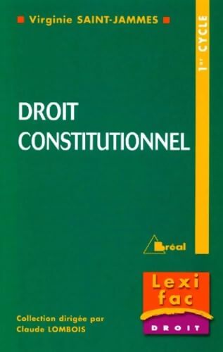 Droit constitutionnel - Virginie Saint-james - Livre