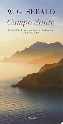 Campo Santo - W. G. Sebald - Livre