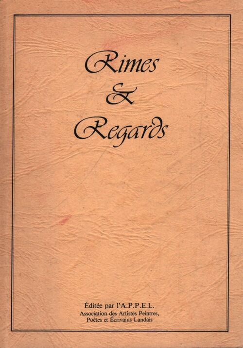 Rimes & regards - Collectif - Livre