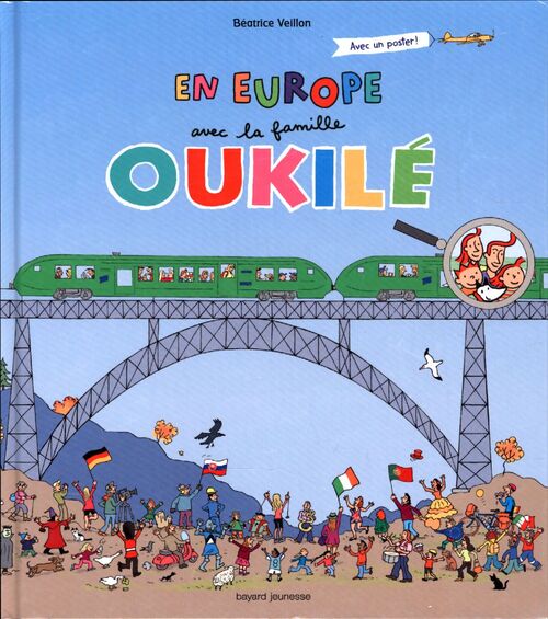 En europe avec la famille oukilé - Béatrice Veillon - Livre