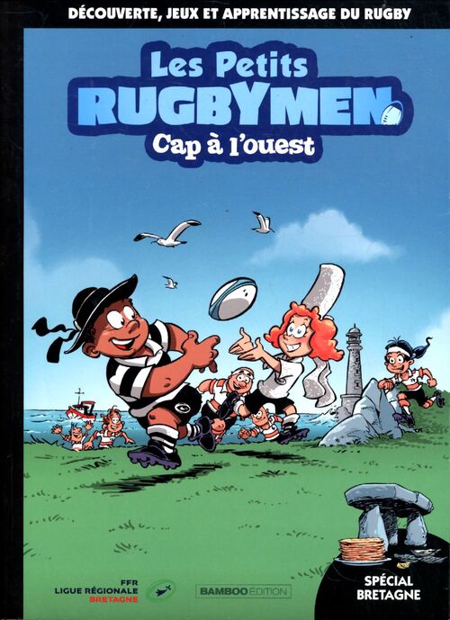 Les petits rugbymen - cap à l'ouest - Béka - Livre
