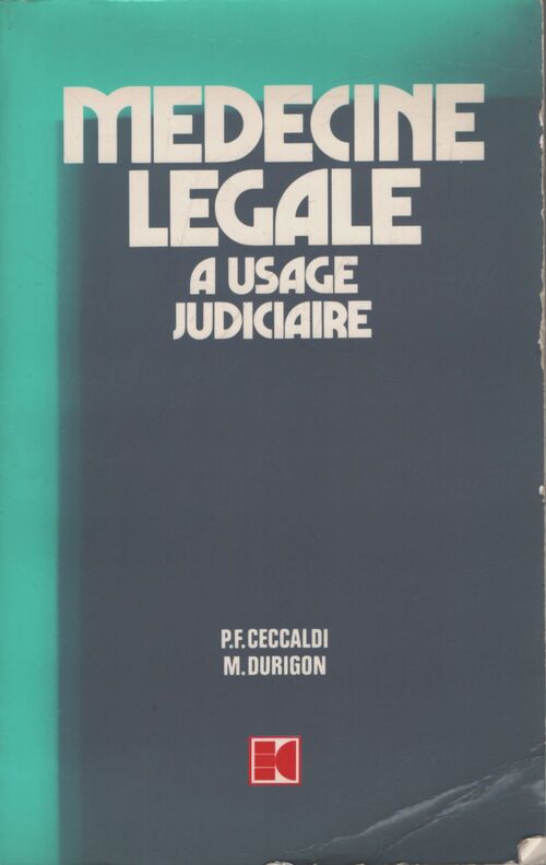 Médecine légale à usage judiciaire - Collectif - Livre