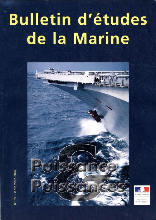 Bulletin d'études de la Marine n°39 - Collectif - Livre