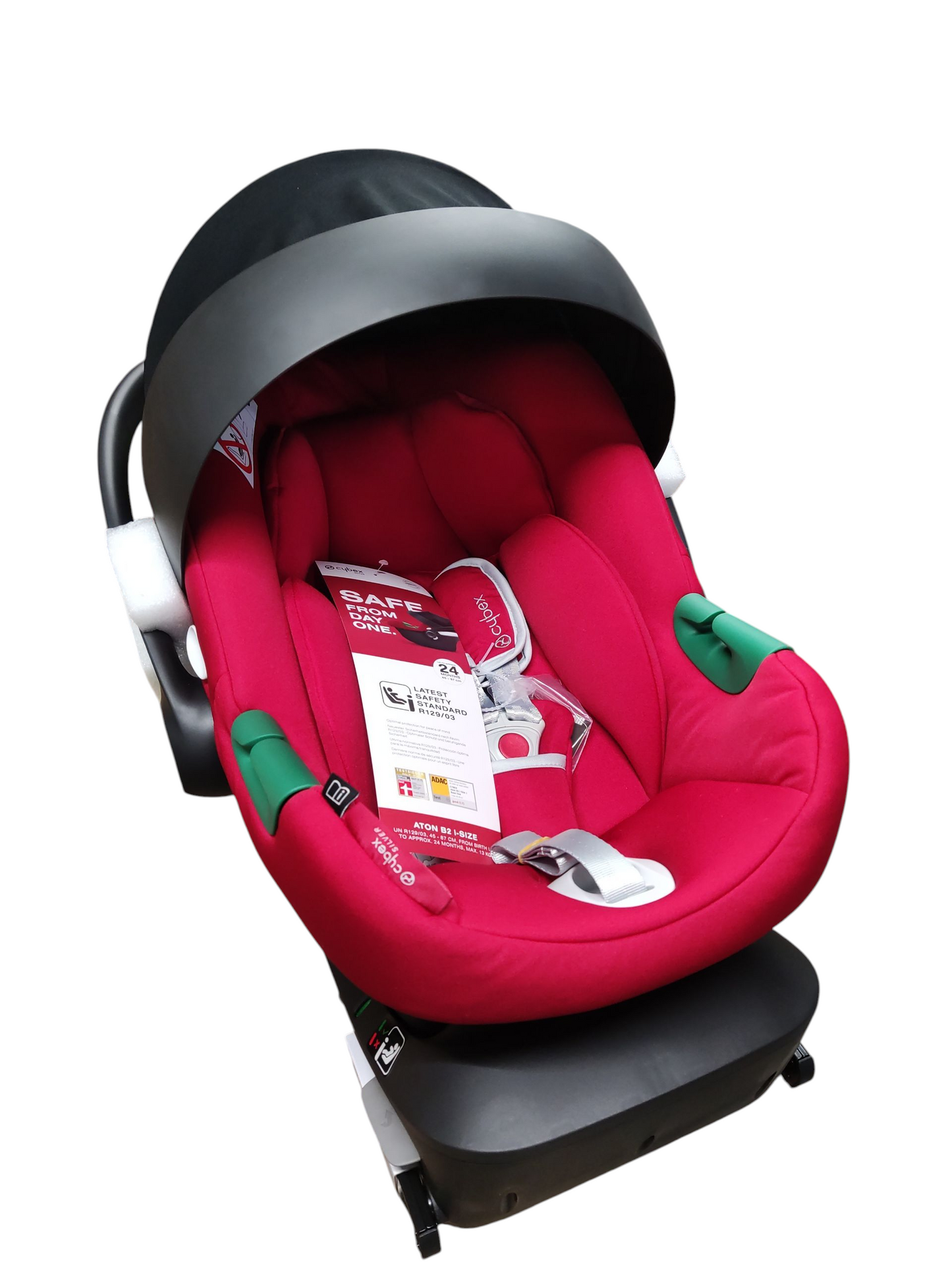 CYBEX SIEGE AUTO Aton B2 I-Size - Base One Dynamic incluse - Rouge