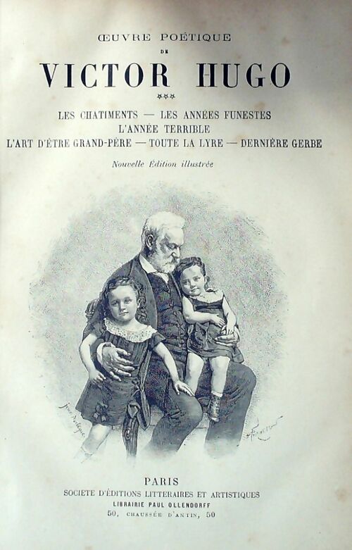 Oeuvres complètes Tome III - Victor Hugo -  Littéraires et artistiques GF - Livre