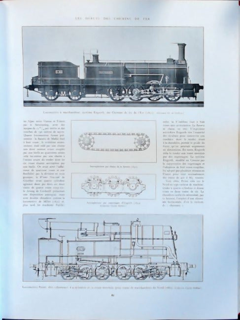 Histoire de la locomotion terrestre : Les chemins de fer - Charles Dollfus ; Edgar De Geoffroy -  L'Illustration GF - Livre