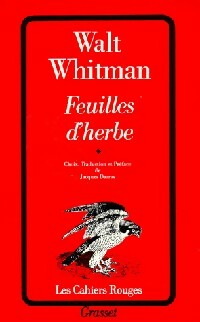 Feuilles d'herbe Tome I - Walt Whitman -  Les Cahiers Rouges - Livre