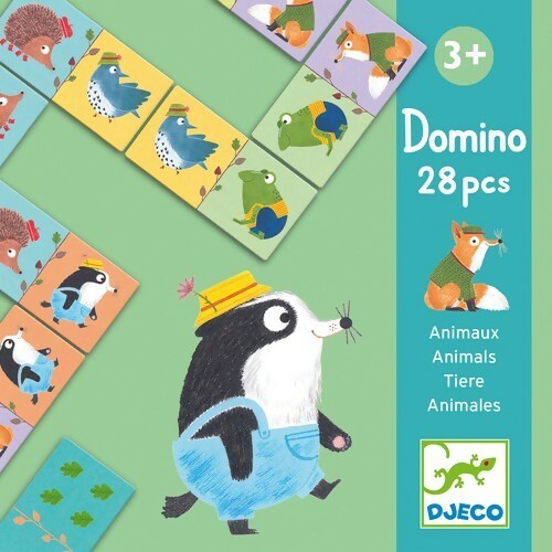 Domino animaux - Djeco - DJ08115 - Jeu de société