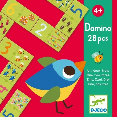 Domino un, deux, trois - Djeco - DJ08168 - Jeu de société