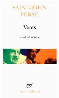 Vents / Chronique / Chant pour un équinoxe - Saint-John Perse -  Poésie - Livre