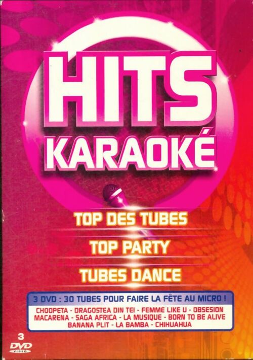 Coffret Karaoké (Dance + Hits + Party) - XXX - DVD