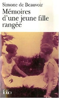 Mémoires d'une jeune fille rangée - Simone De Beauvoir -  Folio - Livre