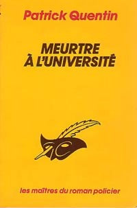 Un meurtre à l'université - Patrick Quentin -  Le Masque - Livre