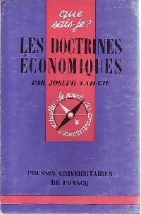 Les doctrines économiques - Pierre Delfaud ; Joseph Lajugie -  Que sais-je - Livre