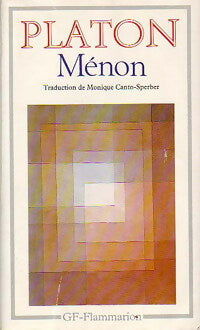 Ménon - Platon -  GF - Livre