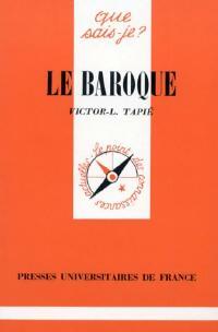 Le baroque - Victor-Lucien Tapié -  Que sais-je - Livre
