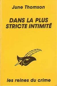 Dans la plus stricte intimité - June Thomson -  Le Masque - Livre
