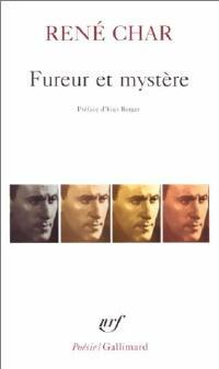 Fureur et mystère - René Char -  Poésie - Livre