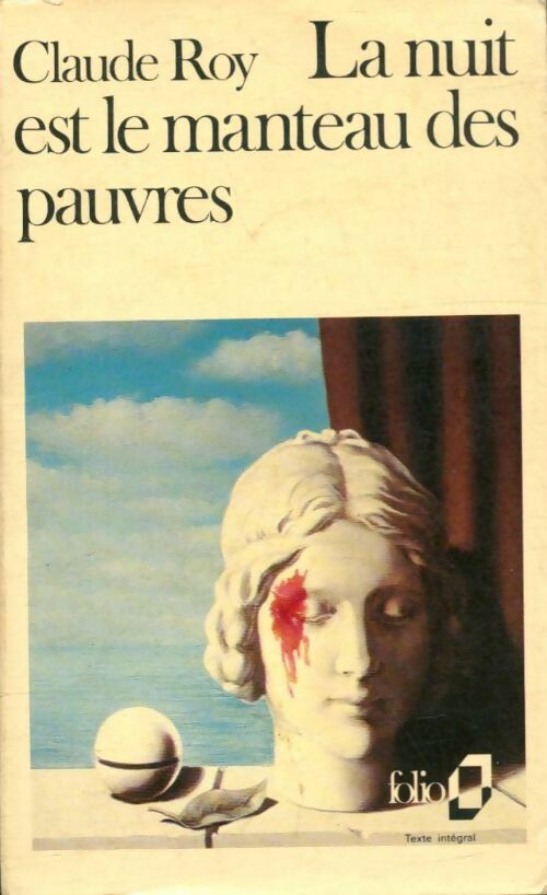 La nuit est le manteau des pauvres - Claude Roy -  Folio - Livre