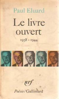 Le livre ouvert - Paul Eluard -  Poésie - Livre