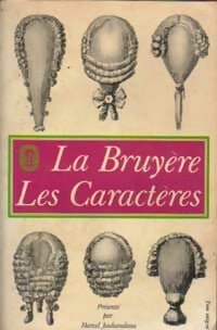 Les caractères - Jean De la Bruyère -  Le Livre de Poche - Livre