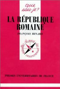 La république romaine - François Hinard -  Que sais-je - Livre