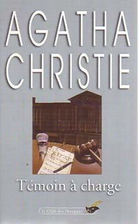 Témoin à charge - Agatha Christie -  Club des Masques - Livre