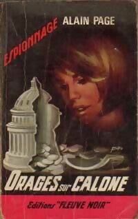 Orages sur Calone - Alain Page -  Espionnage - Livre