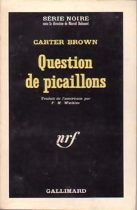 Question de picaillons - Carter Brown -  Série Noire - Livre