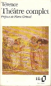 Théâtre complet - Térence -  Folio - Livre