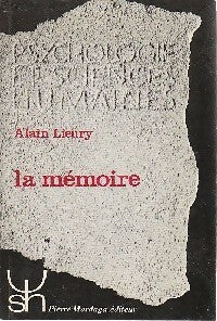 La mémoire - Alain Lieury -  Psychologie et sciences humaines - Livre