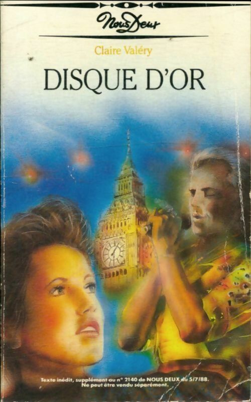 Disque d'or - Claire Valéry -  Nous Deux (1ère série) - Livre