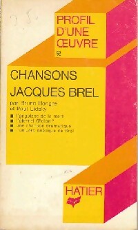 Chansons - Jacques Brel -  Profil - Livre