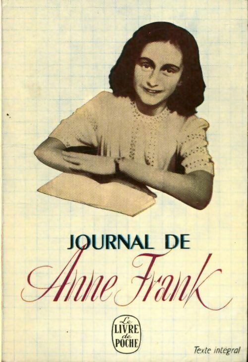 Journal - Anne Frank -  Le Livre de Poche - Livre