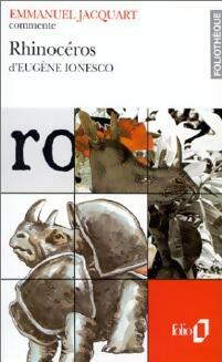Rhinocéros d'Eugène Ionesco - Emmanuel Jacquart -  Foliothèque - Livre