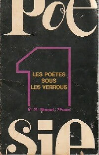 Les poètes sous les verrous - Collectif -  Poésie 1 - Livre