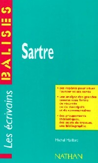 Sartre - Inconnu -  Balises - Les Ecrivains - Livre