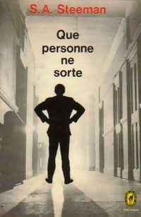 Que personne ne sorte (six hommes à tuer) - Stanislas-André Steeman -  Le Livre de Poche - Livre